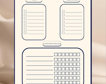 Minimalist Weekly Planner – A4 Printable PDF | Weekly Planner Template | To-Do & Notes | Instant Download