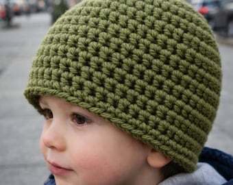 Chunky Basic Beanie Crochet Pattern PDF