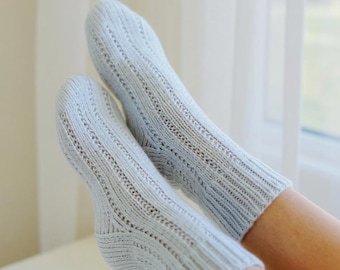 Modello per calzini lavorati a maglia in PDF – Unisex Basic Seamless Magic Loop