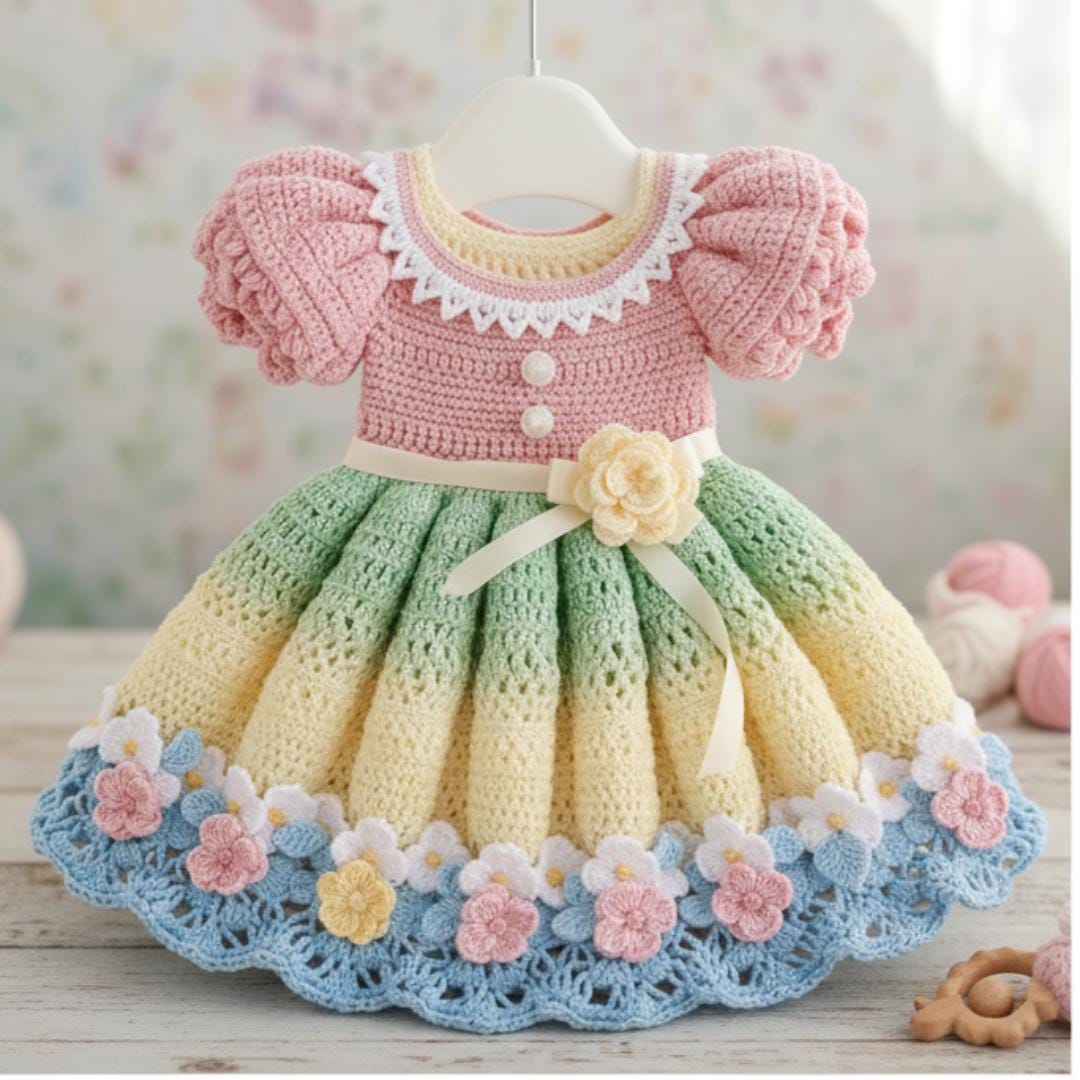 Rainbow Lace Dress - Etsy
