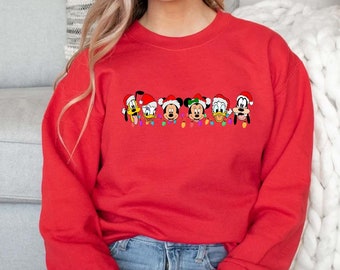 christmas disney sweatshirt