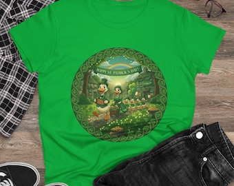 St. Patrick's Day Ducks Tee | Lucky Shamrock Parade, Green Celtic Circle