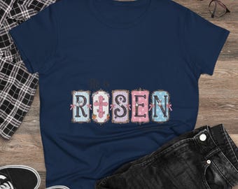 He is Risen tee | Christian Easter shirt, Matthew 28:6 scripture