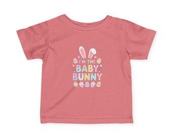 Baby Bunny Easter Infant Tee | Pastel Bunny Ears, Eggs