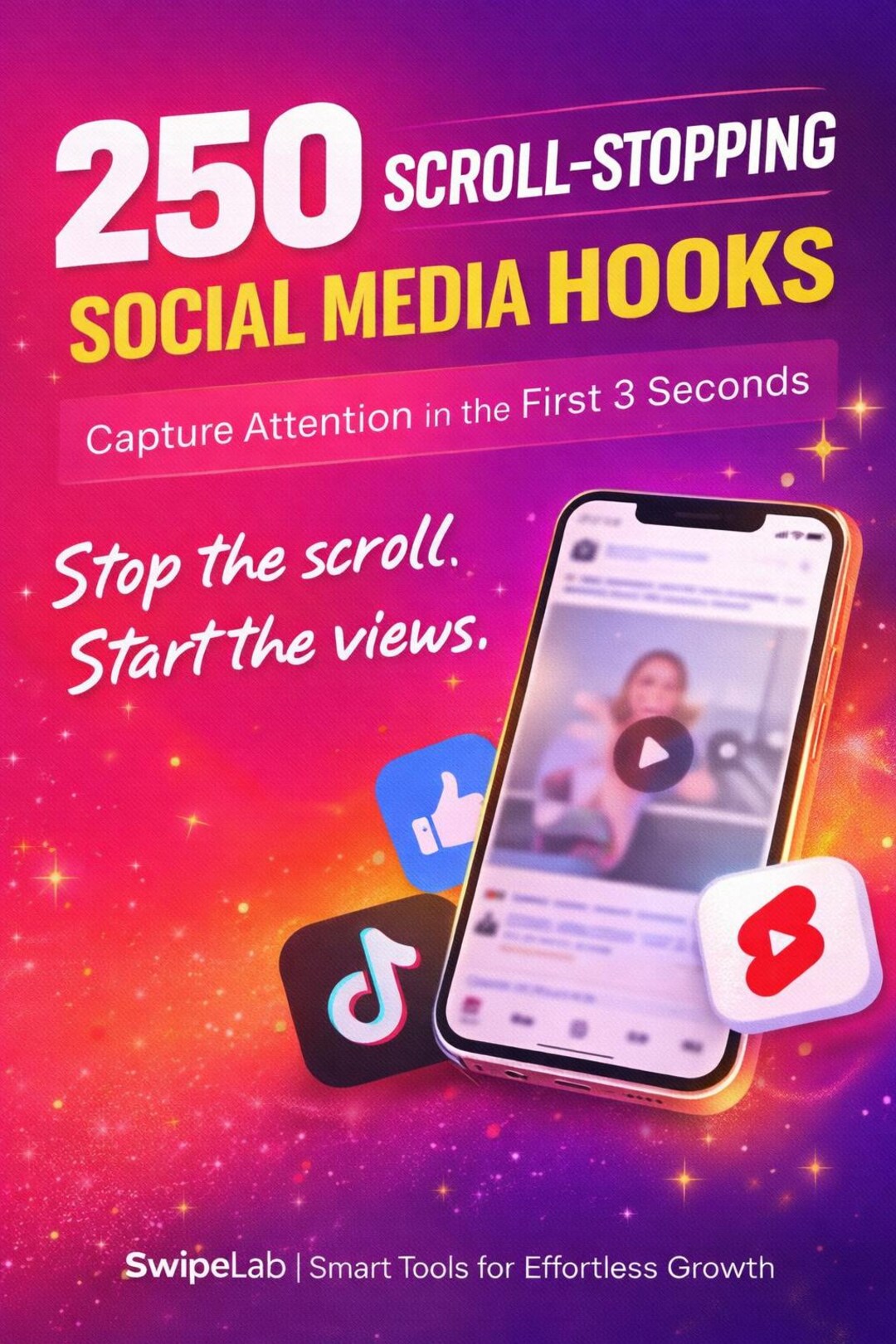 250 Scroll-stopping Hooks for Social Media | Viral Hooks for Reels ...