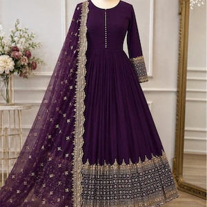 Heavy Anarkali Gown - Etsy