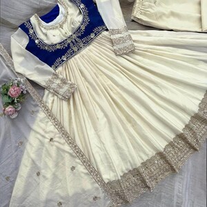 white churidar umbrella dress designs White Anarkali Dress Designs Umbrella Dress White Umbrella Churidar Dress White Umbrella Churidar Anarkali Suits