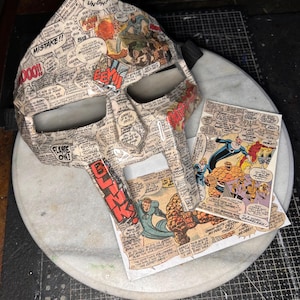 ALL CAPS: FF4 vs Dr Doom v5 MF Doom Mixed Media Mask