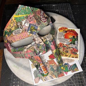 ALL CAPS: Dr Doom v5 MF Doom Mixed Media Mask