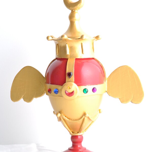 Sailor Moon Holy Grail (Purity Chalice) glass decoration.