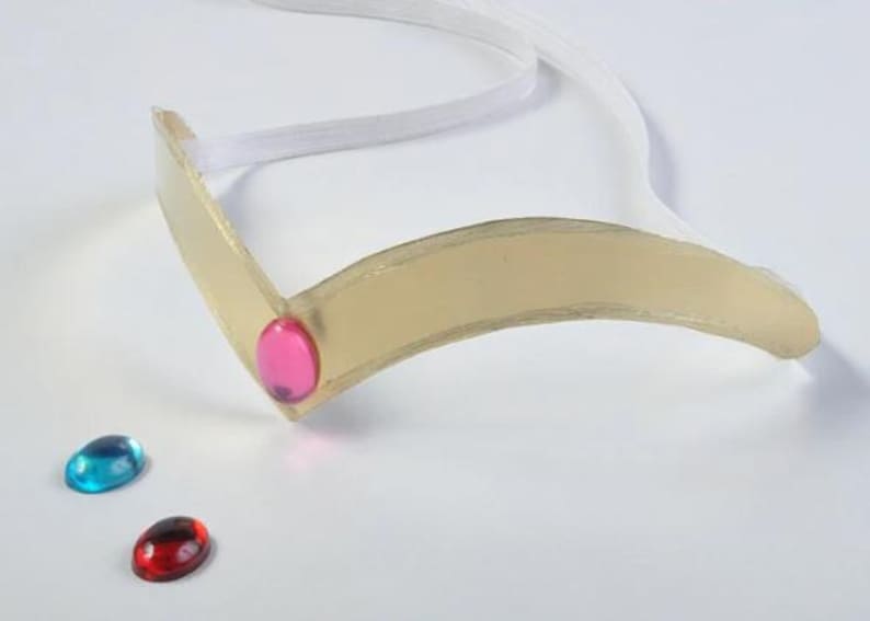 FAN MADE Sailor Moon, Mercury, Mars, Jupiter, Venus, Pluto, Saturn, Uranus, Neptune brass tiara for cosplay image 1