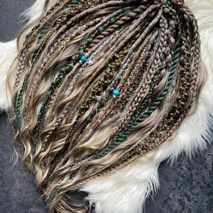 Forest Boho Dreads Set