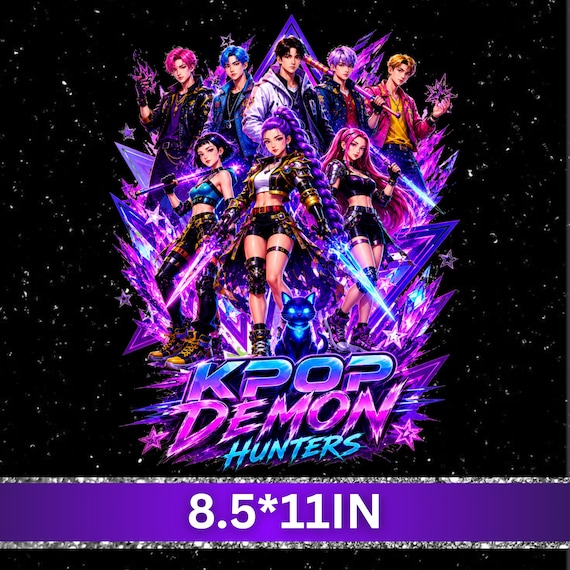 Huntrix Kpop Demon Hunters PNG, Girl Dinner Png, Saja Boys Girls Bands, Kpop png Huntrix png, Kpop Idol Group Shirt design, Digital Download