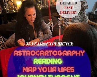 Astrocartography Map Reading, Same Hour Clairvoyant Forecast