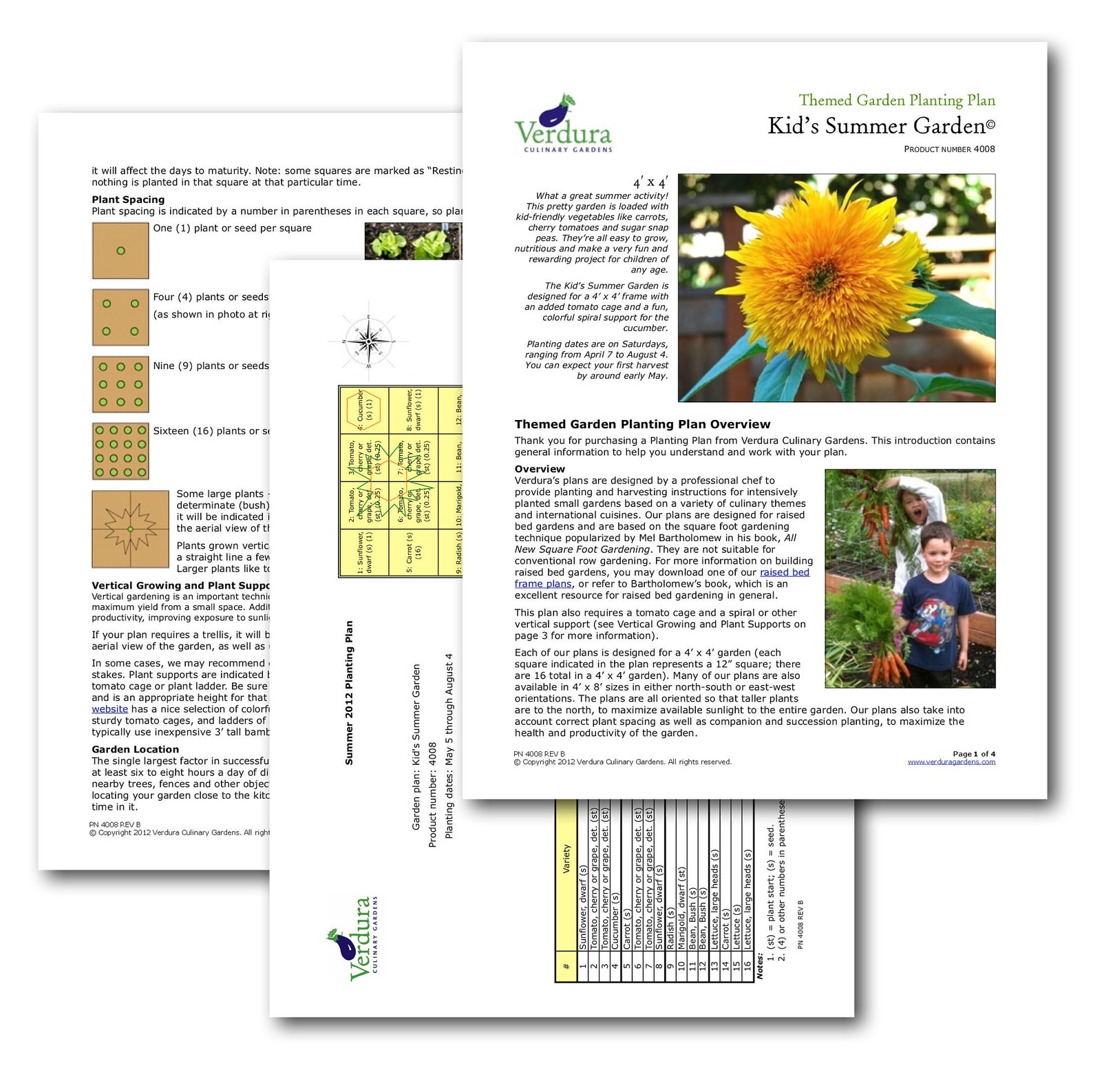 Salsa Garden Planting Plan | Etsy