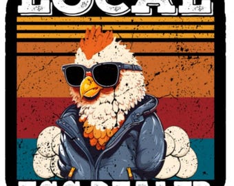Local egg dealer magnet