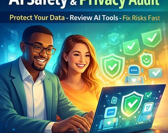 Auditoría de seguridad y privacidad de IA para pequeñas empresas / Revisión de políticas / Verificación de cumplimiento / Servicio digital