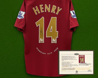 アーセナル 2005 ホーム ジャージ アンリ #14 - Etsy 日本