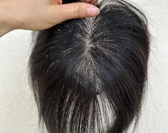 Ultra-Thin HD Invisible Lace Hair Topper Hairline Forehead Topper 10x10cm Base 15cm length