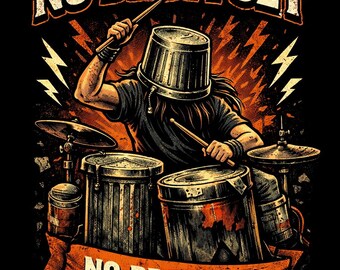 Camiseta "Sin batería, no hay problema" | Camiseta con estampado de batería