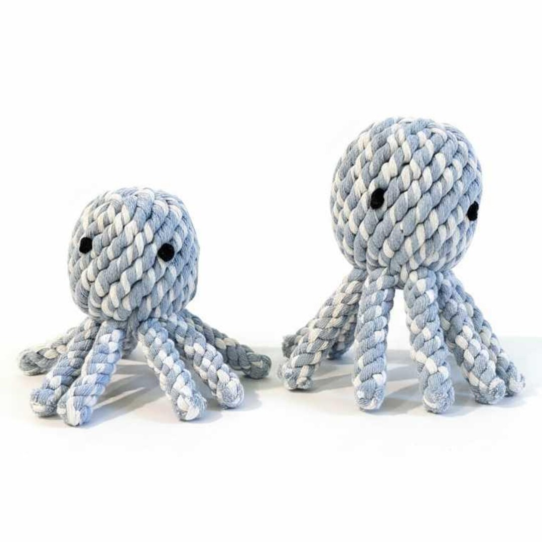 Handmade Kai the Octopus Rope Toy by Knotty Pawz - Etsy
