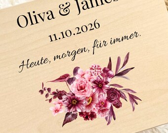 Beautifully designed personalized wedding box, personalized wedding gift, keepsake box, gift for the bride and groom for wedding cards