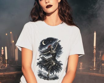 Dancing Skeleton Halloween Shirt,Spooky Season, Gothic Autumn Tee , Halloween Outfit, Fall Shirt