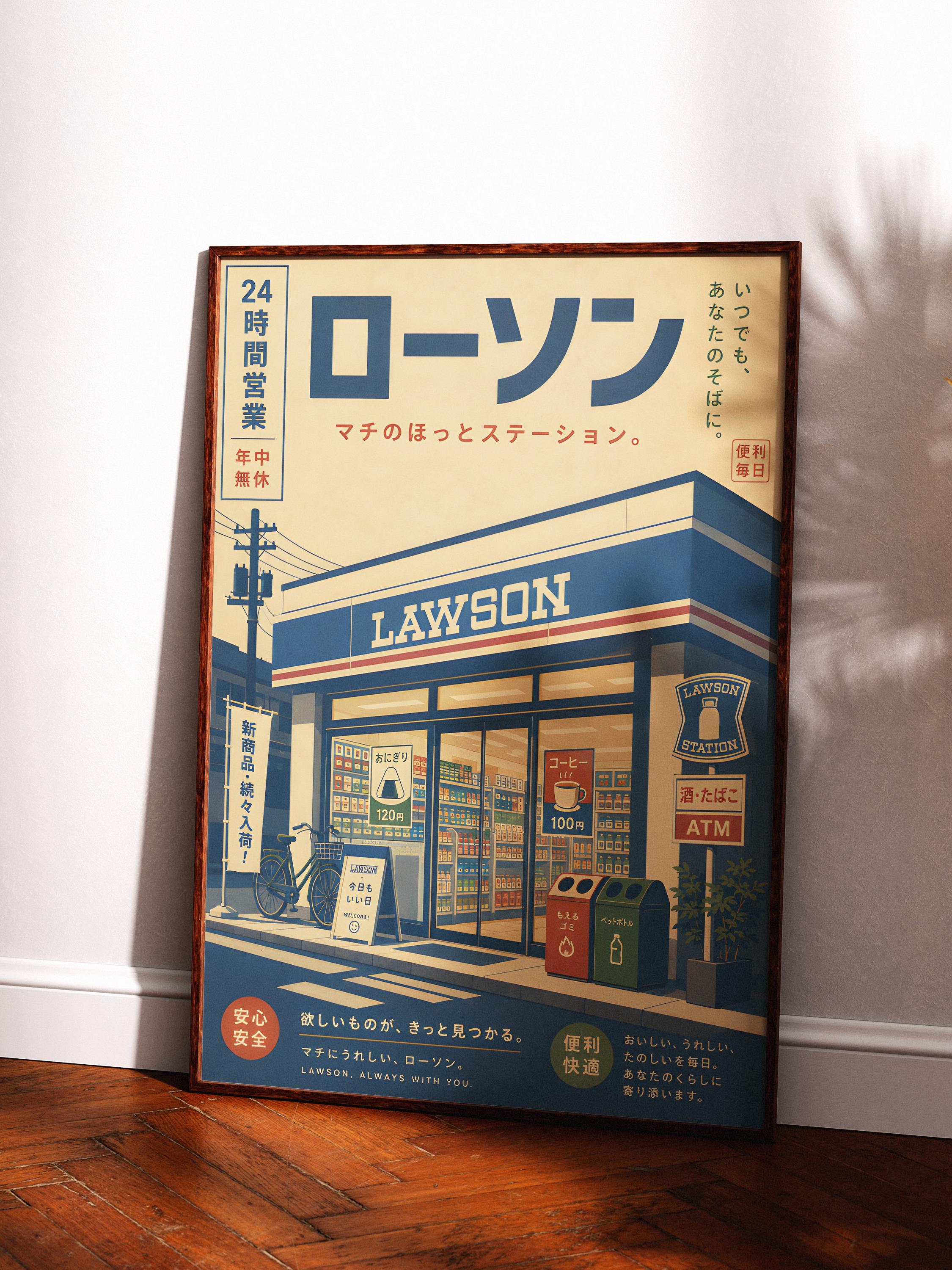 Vintage Japanese Advertising Poster - Etsy Canada