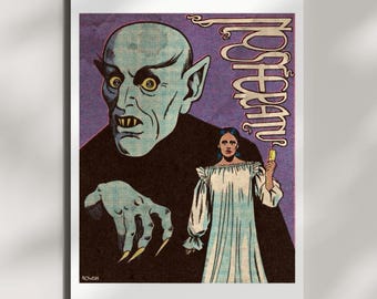 Nosferatu - Retro kunstafdruk