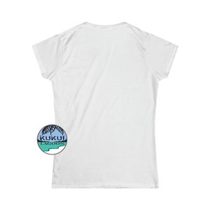 Dolphins T-Shirt, Women's Comfy Softstyle Tee Top, Black or White image 4