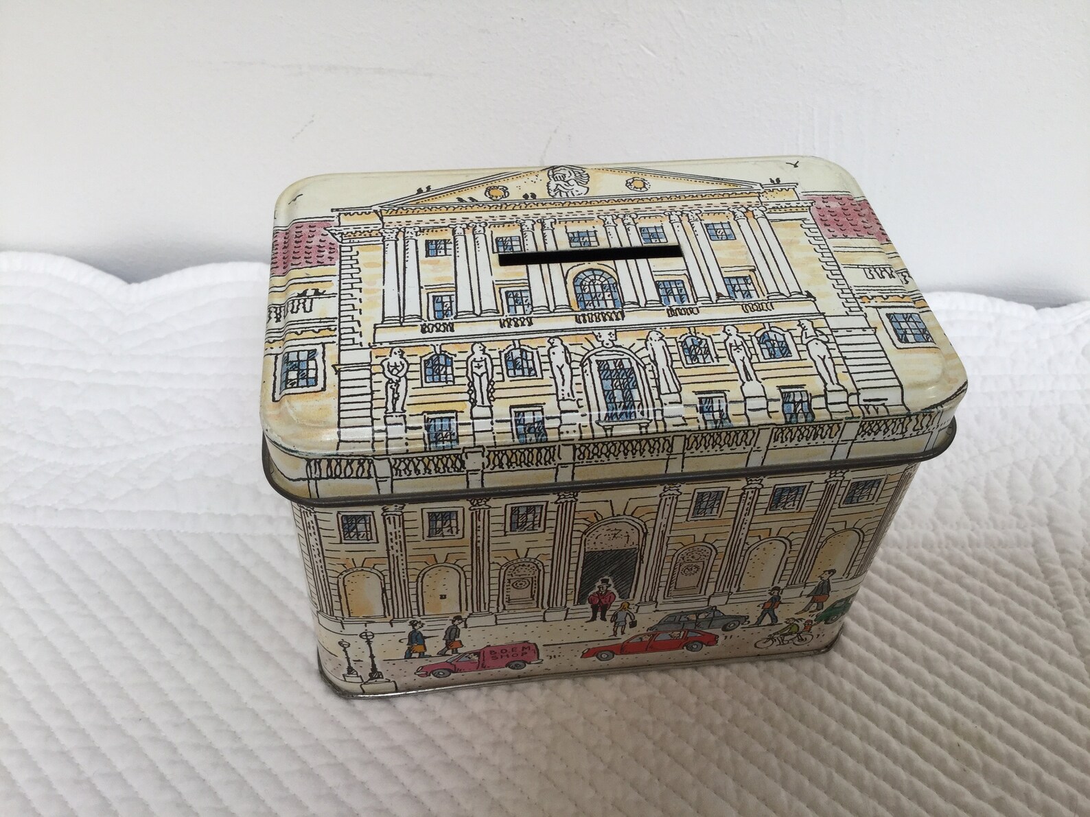 Vintage Tin Money Box Etsy
