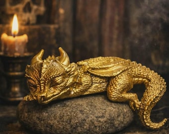 Decorazione per libreria ispirata a Fourth Wing: un cucciolo di drago addormentato / Guardiano Spinoso / Decorazione gotica e fantasy per libreria /