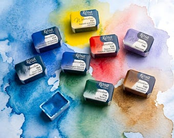 Rosa Gallery Aquarellfarben, 2,5 ml, Künstlerqualität, einfarbig, hergestellt in der Ukraine