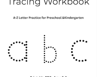 Alphabet Tracing Lowercase a–z Printable | Preschool Letter Tracing Worksheets | Ages 3–5