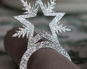 Stern Weihnachten Serviettenringe Halter