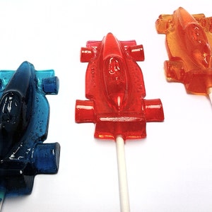 12 XLARGE RACE CAR Lollipops Race Car Party, Personalized Tags not included Sold Separately image 3