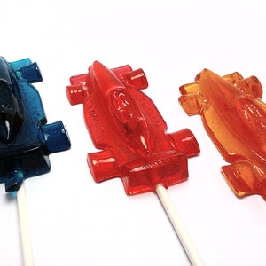 12 XLARGE RACE CAR Lollipops Race Car Party, Personalized Tags not included Sold Separately image 4