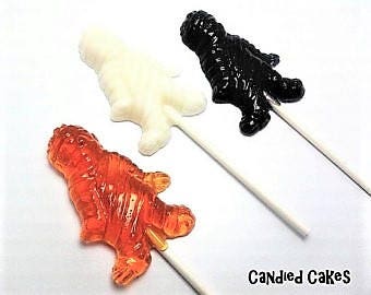 12 MUMMY LOLLIPOPS - Halloween Candy, Halloween Party Favors