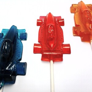 12 XLARGE RACE CAR Lollipops Race Car Party, Personalized Tags not included Sold Separately image 5