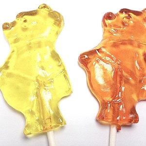 12 LARGE HONEY BEAR Lollipops - Bear Party