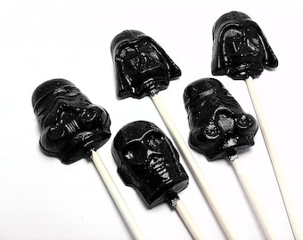 12 Star Warrior Lollipops – Space Party Candy Favors