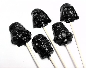 10 STAR WARRIOR LOLLIPOPS - Space Party, Space Lollipops