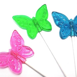 12 BUTTERFLY LOLLIPOPS Garden Party, Tea Party image 4