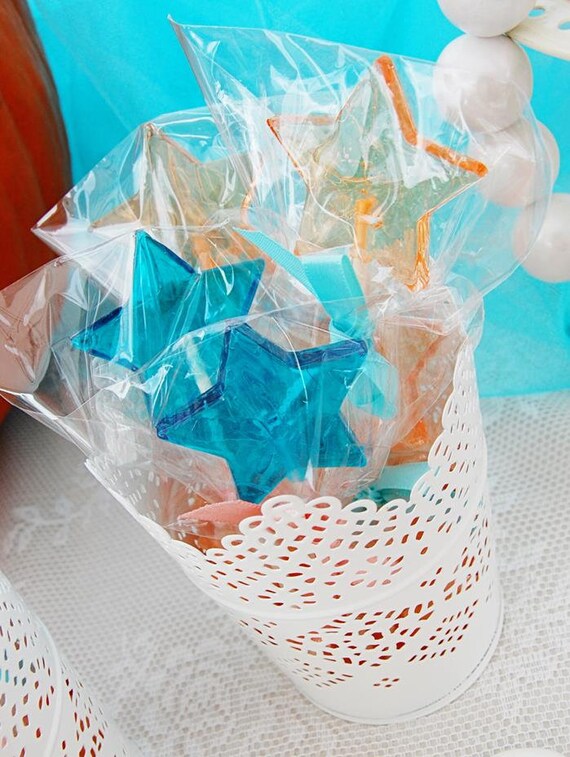 10 STAR WAND LOLLIPOPS - Twinkle Twinkle Little Star, Cinderella Party Favors Il_570xn