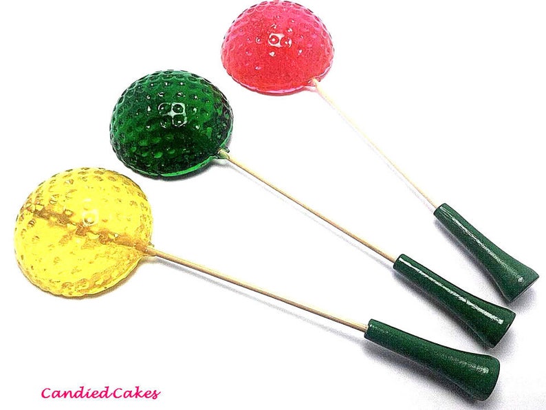 10 GOLF BALL Lollipops Golf Party image 1