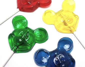 12 MÄNNLICHE MAUS LOLLIPOPS - Mouse Party