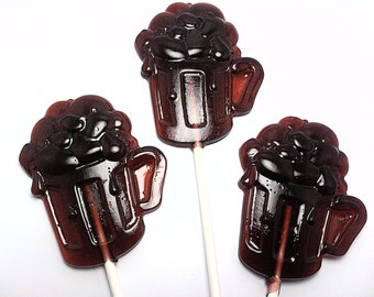 12 ROOT BEER FLOAT Lollipops - Available in any flavor or color