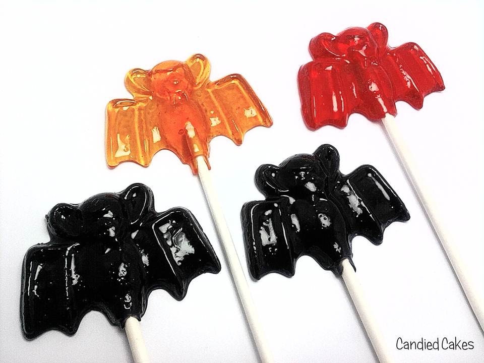 12 BAT LOLLIPOPS Halloween Party Favors - Etsy