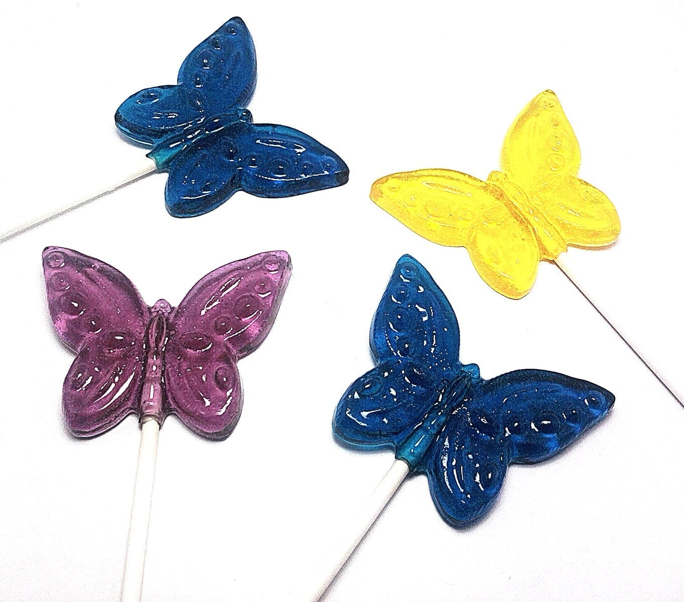 12 BUTTERFLY LOLLIPOPS Garden Party Tea Party - Etsy