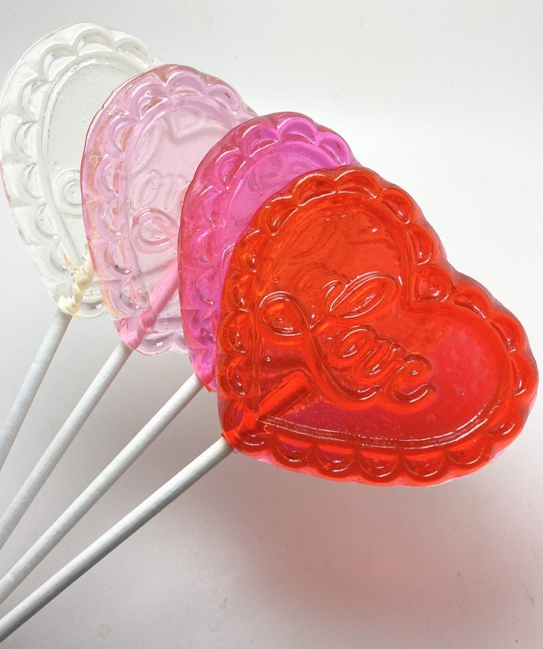 Mini Heart Lollipop Sticker - Pages Peaches